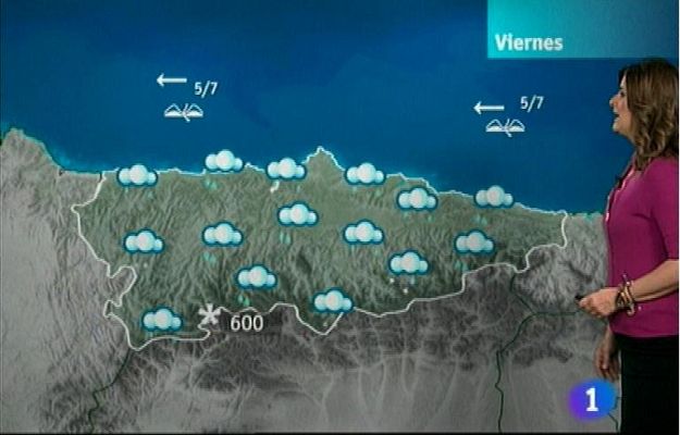 Panorama Regional - El tiempo en Asturias - 21/02/13