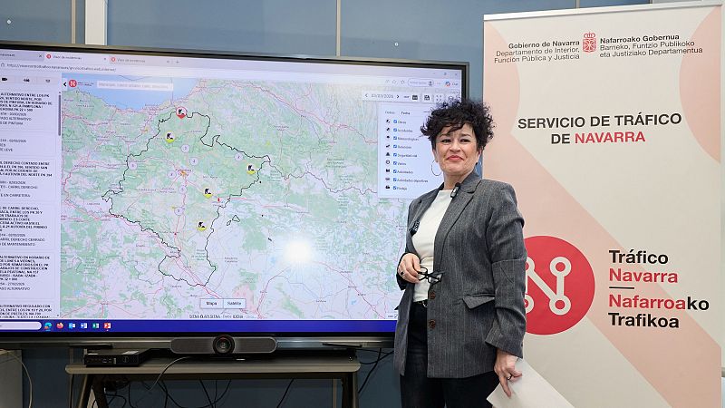 Visor de tráfico: información sobre las carreteras navarras - Telenavarra | Ver