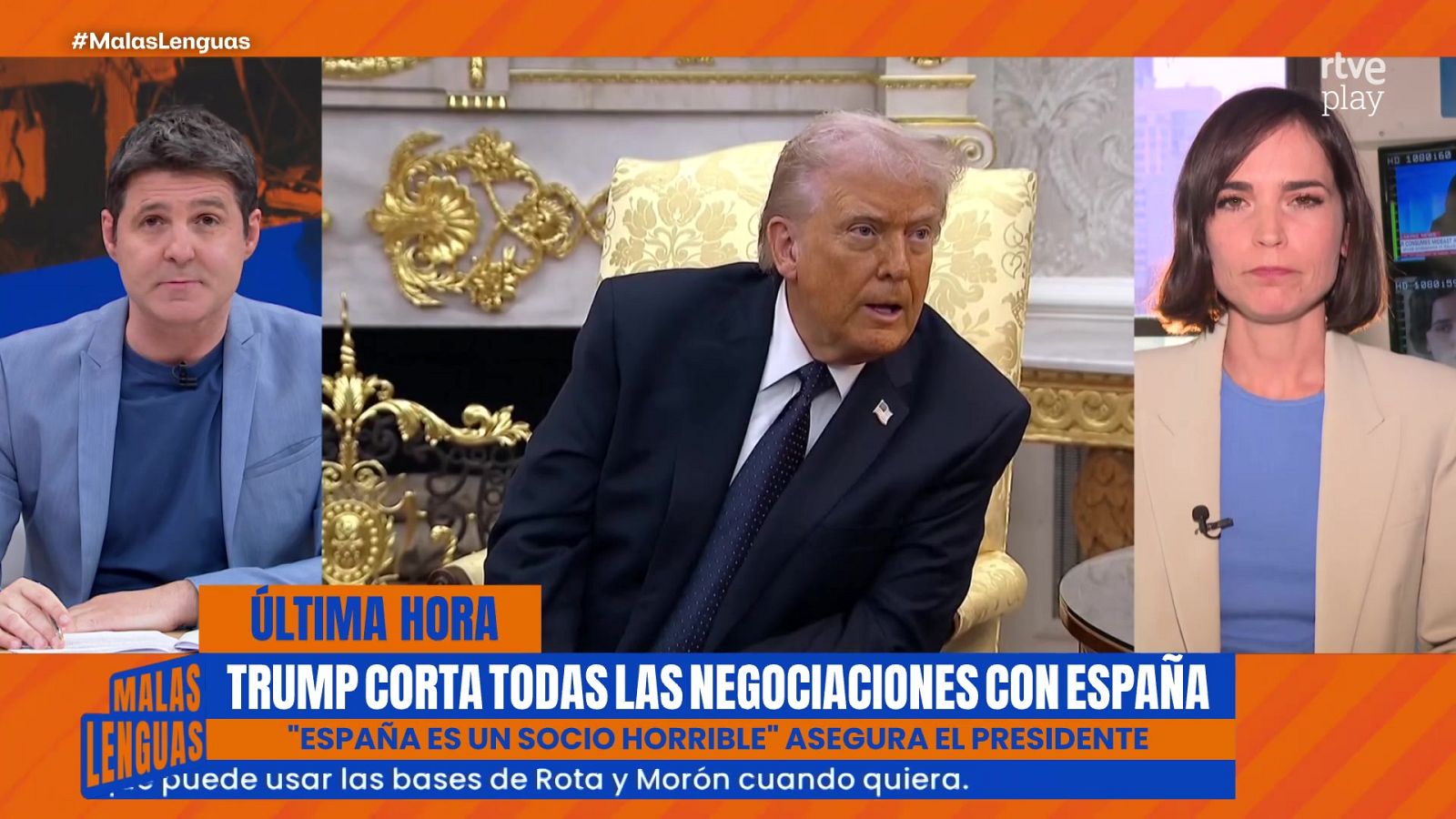 Ángela García-Romero, corresponsal de TVE en Nueva York - Malas lenguas | Ver