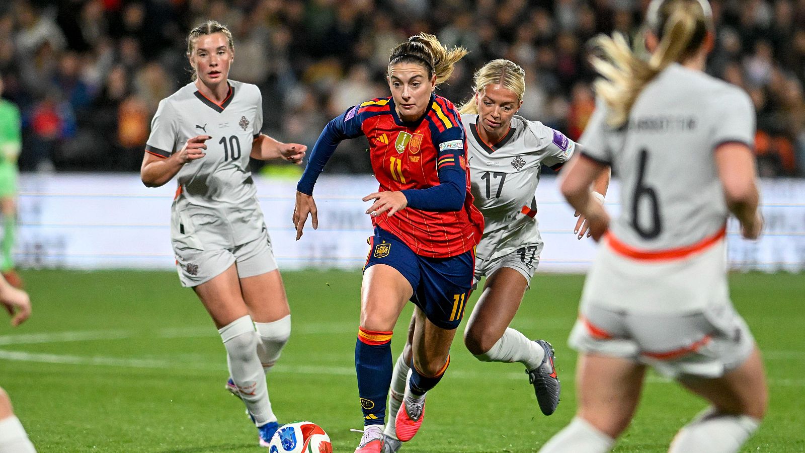 Women's European Qualifiers.  Primer partido de la fase de clasificación:  España - Islandia
