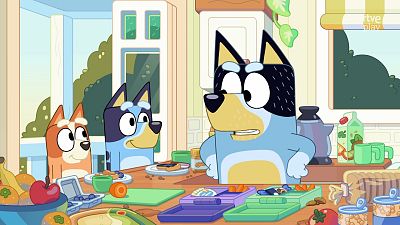 Bluey - Papá nos lleva al cole - Bluey | Ver