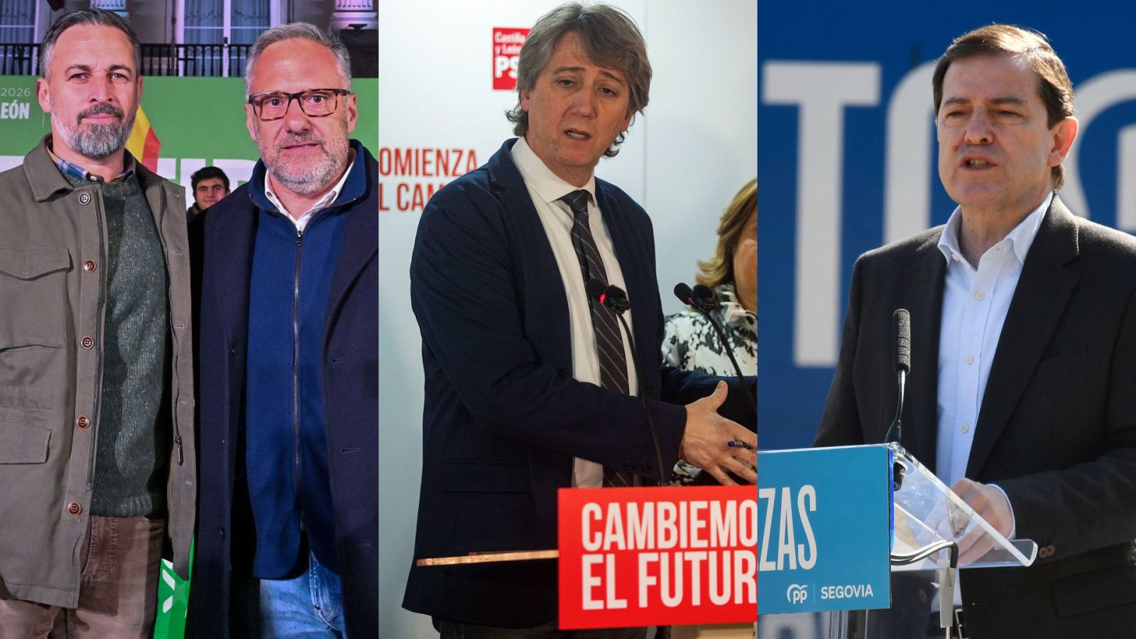 Mañueco pide no confiarse, Martínez va a 'su' Soria y Abascal sigue en campaña | Ver
