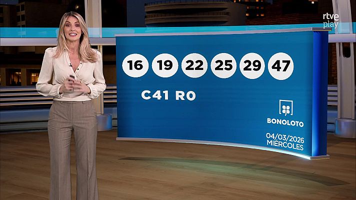 Loterías - Sorteo de la Bonoloto y Euromillones del 04/03/2026
