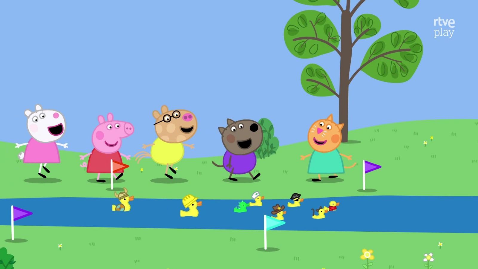 Peppa Pig - La carrera de patos - Peppa Pig | Ver