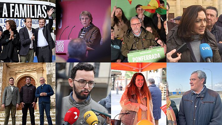 Telediario 1 - El PP carga contra el PSOE en Castilla y León a pocas horas del debate electoral de RTVE