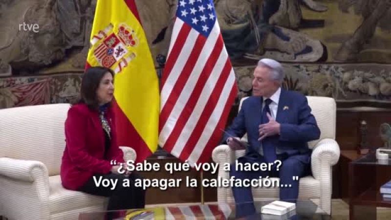 Robles, al embajador de Estados Unidos: "Yo estoy cómoda" | Ver