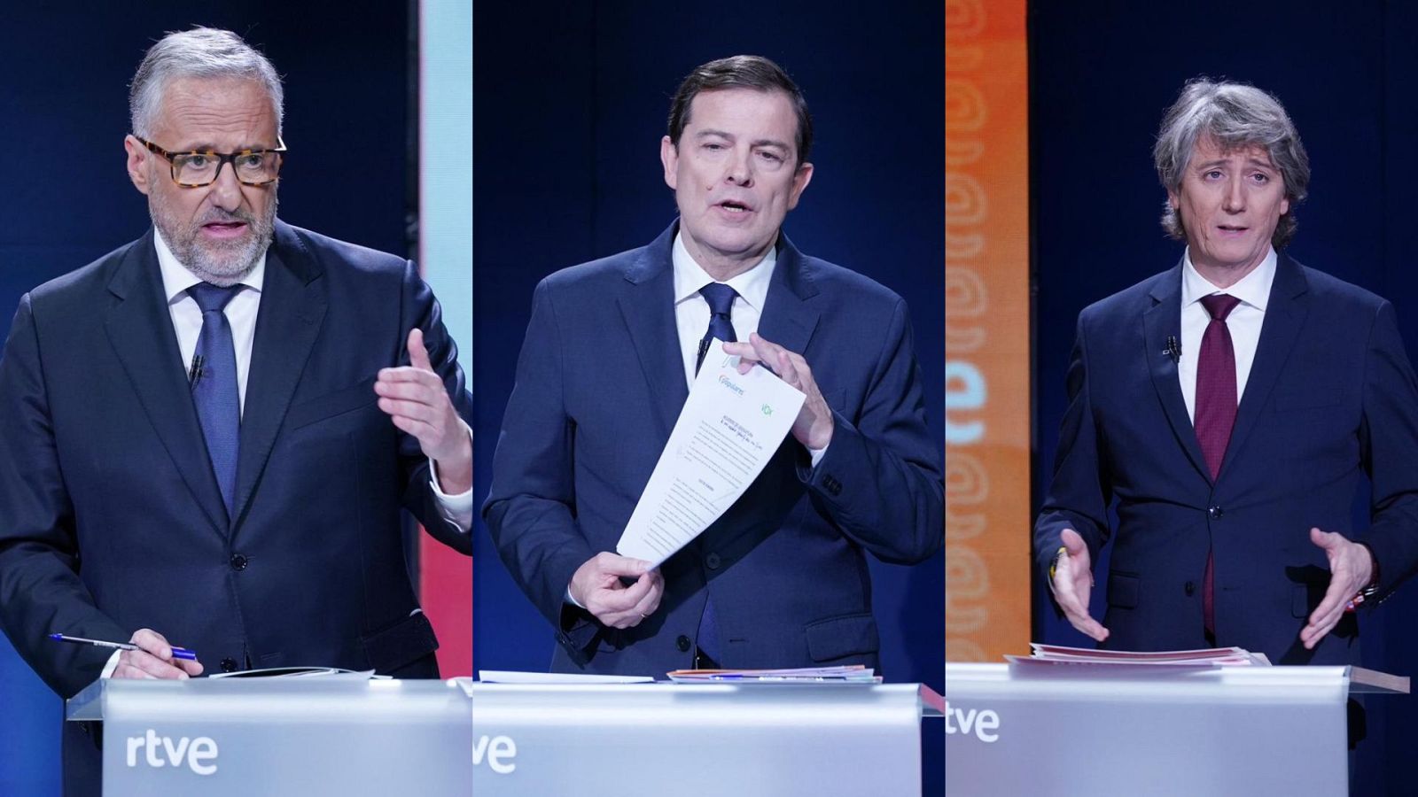 Así hablan de pactos postelectorales en Castilla y León PP, Vox y PSOE - RTVE Noticias Vídeo | Ver