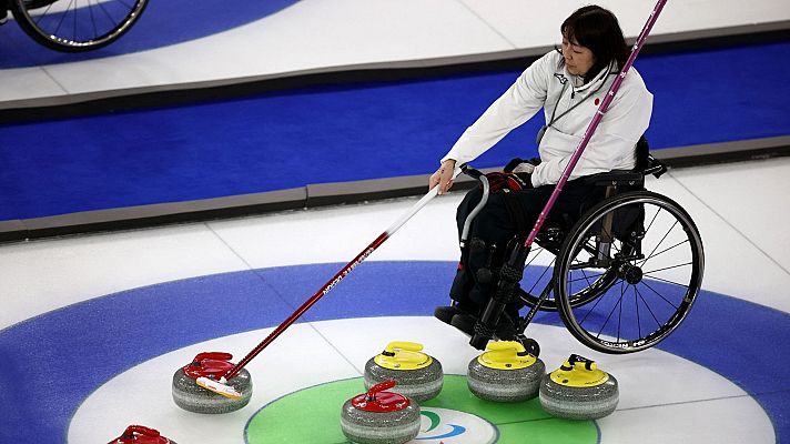 Juegos Paralímpicos de Milano Cortina 2026 - Curling en silla de ruedas - Round Robin. Dobles mixtos: Japón - Italia