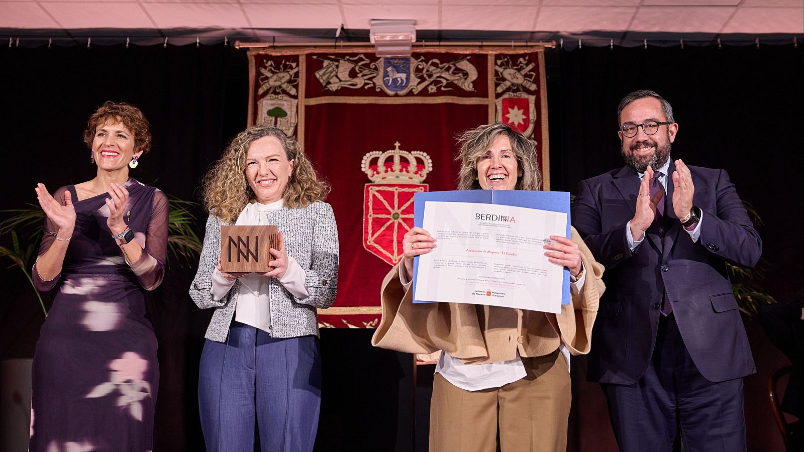 La asociación "El Cambio", premio Berdinna 2026 - Telenavarra | Ver