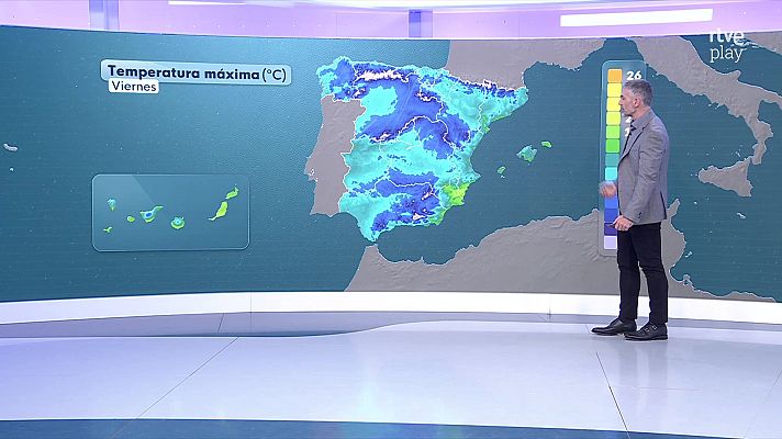 El tiempo - Precipitaciones abundantes y localmente fuertes en el Cantábrico