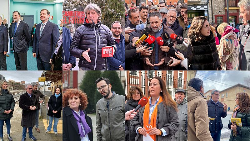 Rajoy arropa a Mañueco (PP) y Martínez (PSOE) valora el debate en RTVE | Ver