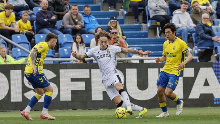 Resúmenes de LaLiga - UD Las Palmas - AD Ceuta FC: resumen del partido de la 29ª jornada de Liga | Segunda