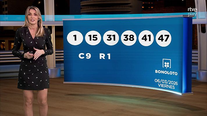 Loterías - Sorteo de la Bonoloto y Euromillones del 06/03/2026