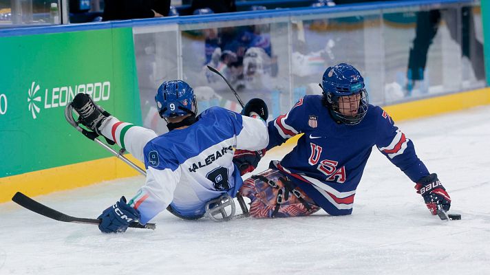 Juegos Paralímpicos de Milano Cortina 2026 - Hockey hielo: Ronda preliminar: Estados Unidos - Italia