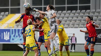 Clasificación para el Mundial femenino 2027 | Mejores momentos Ucrania - España