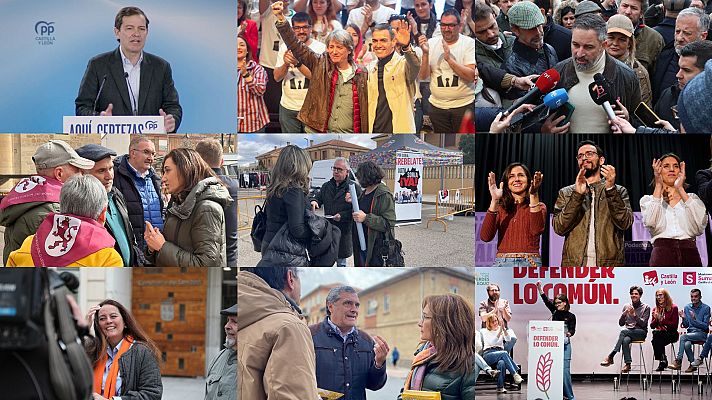 Telediario Fin de Semana - La guerra en Irán se cuela en la campaña de las elecciones de Castilla y León con presencia de líderes nacionales