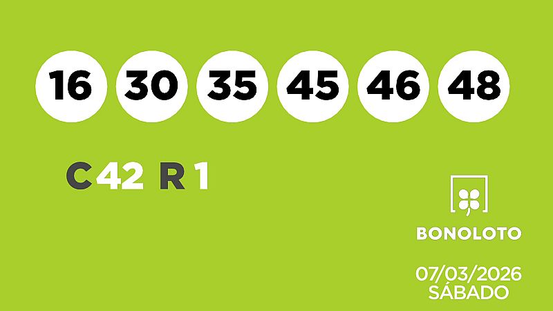 Sorteo de la Lotería Bonoloto del 07/03/2026 - Ver ahora