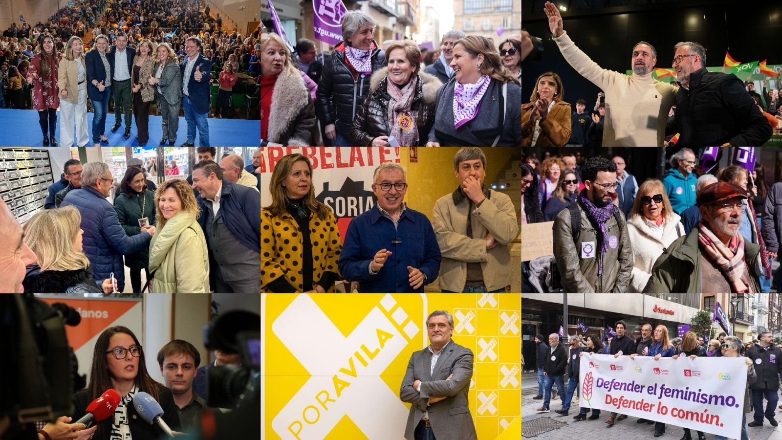 El 8M centra la campaña de las elecciones en Castilla y León | Ver