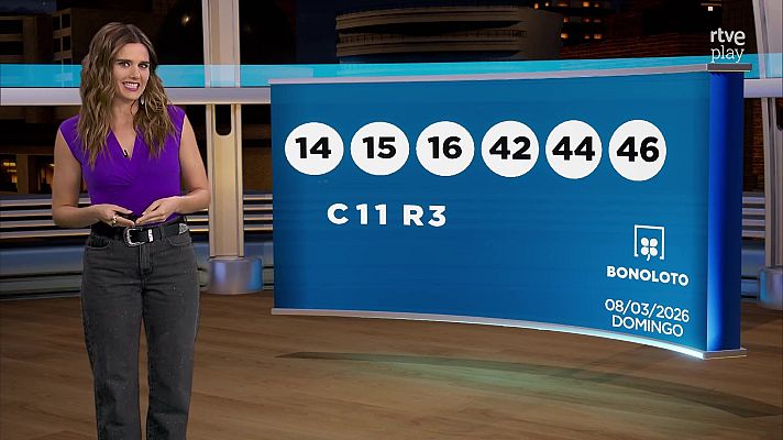 Loterías - Sorteo de la Bonoloto y El Gordo de la Primitiva del 08/03/2026