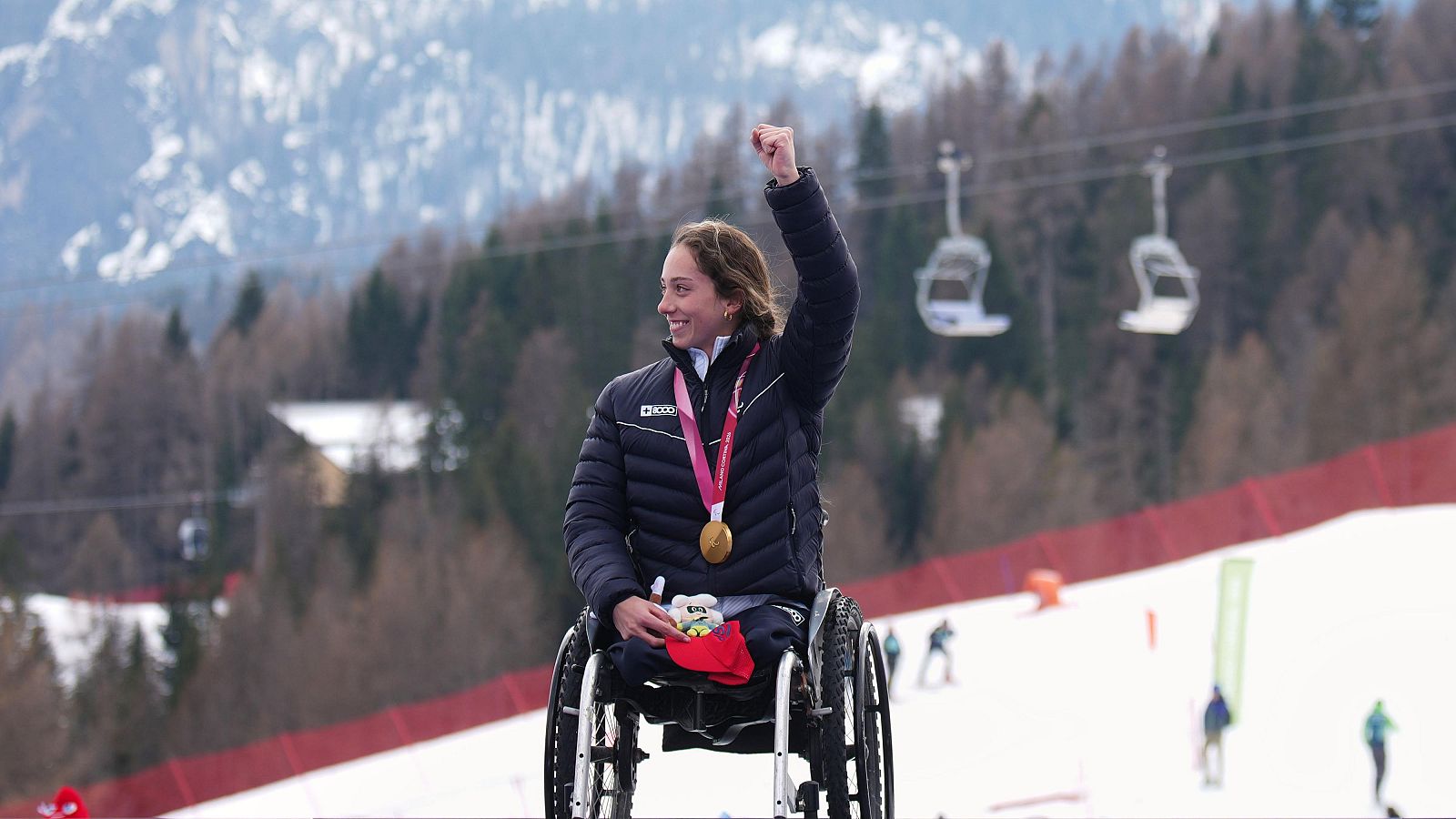 Audrey, tras lograr el oro: "Estaba más nerviosa esperando abajo que arriba" - Juegos Paralímpicos de Milano Cortina 2026 | Ver