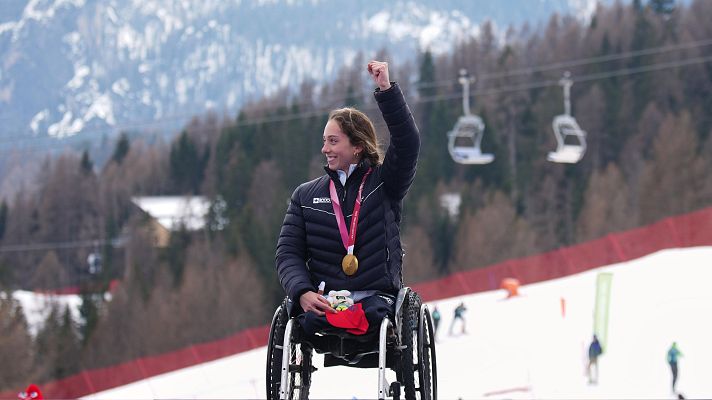 Juegos Paralímpicos de Milano Cortina 2026 - Audrey, tras lograr el oro: "Estaba más nerviosa esperando abajo que arriba"