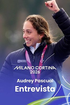 Audrey, tras lograr el oro: "Estaba más nerviosa esperando abajo que arriba"