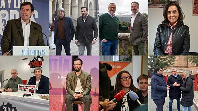 Los candidatos afrontan la recta final de la campaña en Castilla y León