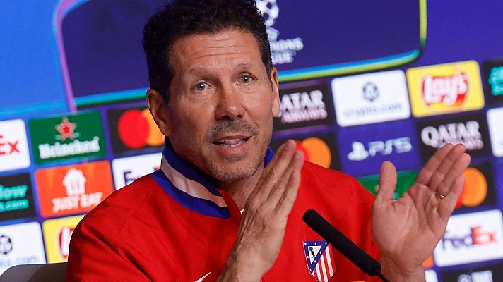 Fútbol - Simeone no se ve favorito ante el Tottenham y elogia el ritmo superior de la Premier