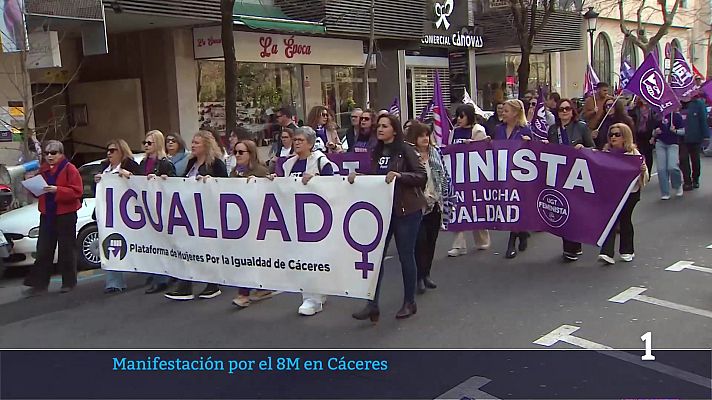 Noticias de Extremadura - Manifestación del 8M en Cáceres