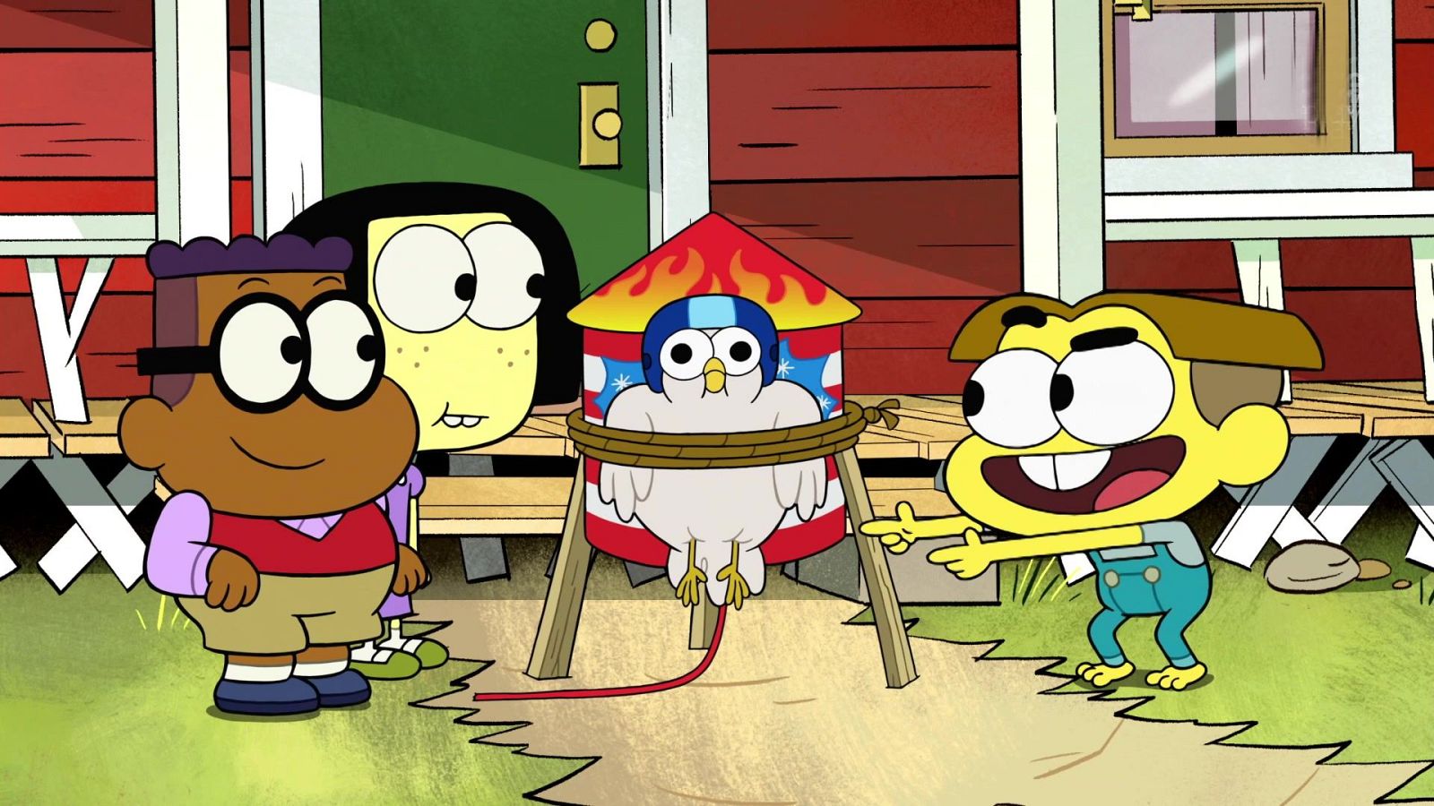 Los Green en la gran ciudad - Gallina espacial - Los Green en la gran ciudad | Ver