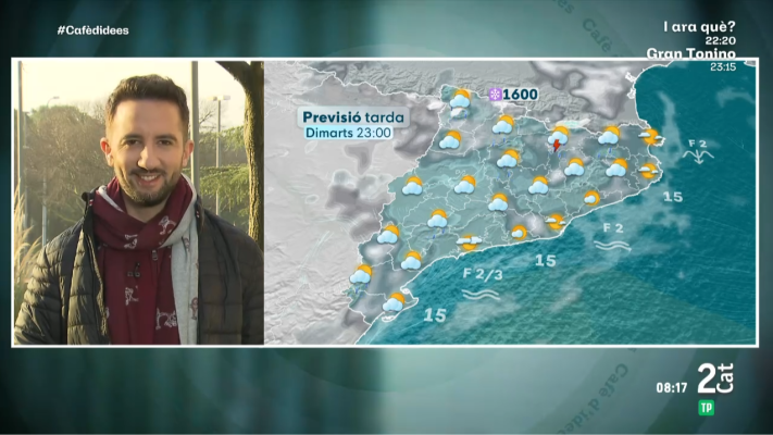 El temps - Calma, alguns ruixats i bonança diürna, abans d'un possible nou canvi