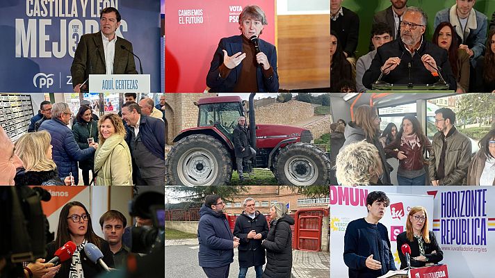 Telediario 1 - Page y Rueda entran en campaña, mientras Abascal cuestiona el liderazgo del PP