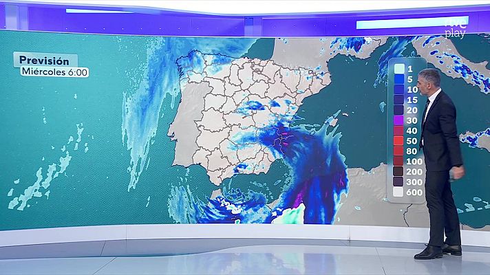 El tiempo - Chubascos localmente fuertes en Ibiza, Murcia y Comunidad Valenciana