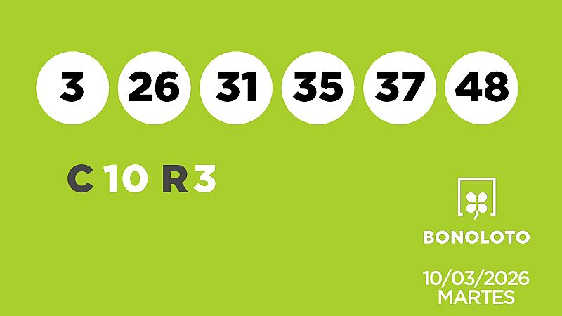 Sorteo de la Lotería Bonoloto y Euromillones del 10/03/2026 - Ver ahora