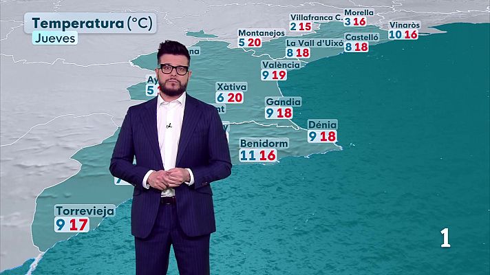 L'informatiu - Comunitat Valenciana - El tiempo en la Comunitat Valenciana 11/03/26