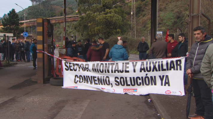 Panorama Regional - Segunda jornada de huelga en la industria auxiliar asturiana