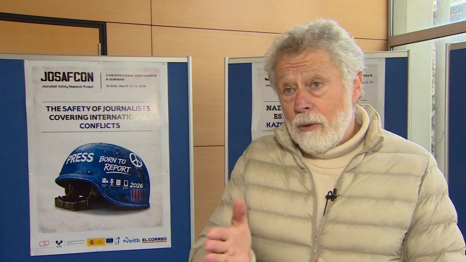 Hablamos con Miguel Ángel de la Fuente, reportero de guerra de TVE, sobre la precarización de una profesión de riesgo