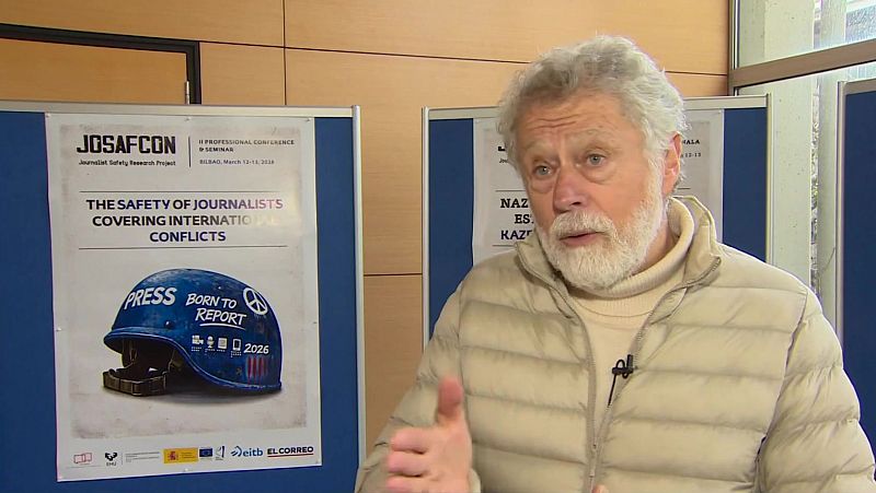 Hablamos con Miguel Ángel de la Fuente, reportero de guerra de TVE, sobre la precarización de una profesión de riesgo