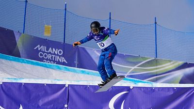 Snowboard: Primera manga. Banked Slalom