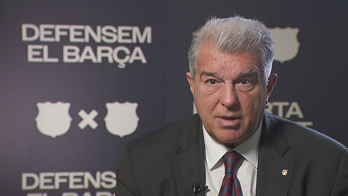 Joan Laporta, a RTVE: "Ser�a una temeridad elegir a V�ctor Font, es un tecn�crata escondido detr�s de un excel"