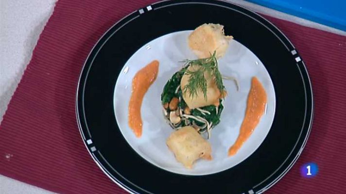 Cocina con Sergio - Bacalao rebozado con leche