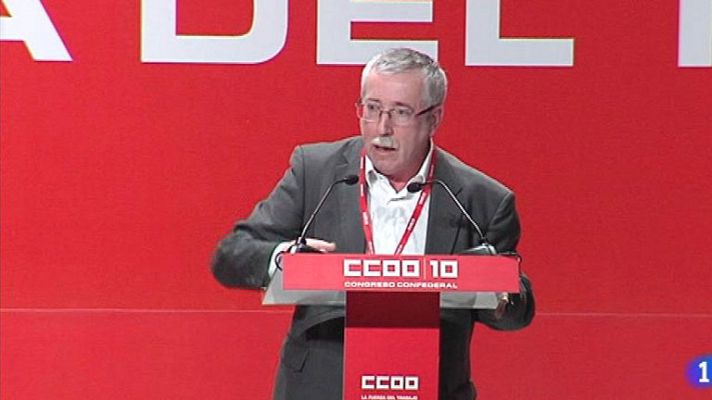 Telediario 1 - Toxo, reelegido en CC.OO.