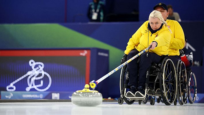 Juegos Paralímpicos de Milano Cortina 2026 - Curling en silla de ruedas: Bronce. Equipo mixto: Corea del Sur - Suecia