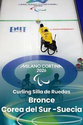 Juegos Paralímpicos de Milano Cortina 2026 - Curling en silla de ruedas: Bronce. Equipo mixto: Corea del Sur - Suecia