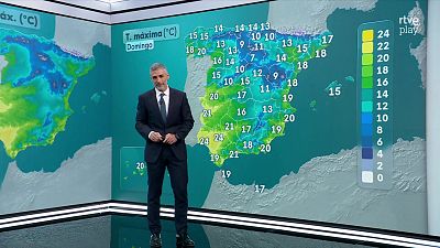 Alisio con rachas muy fuertes en las islas occidentales de Canarias