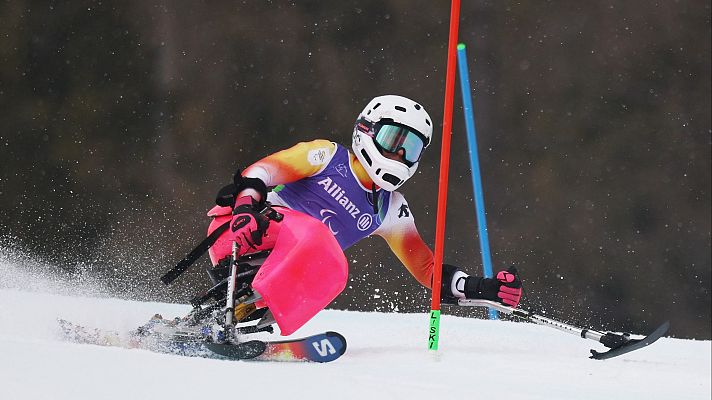 Juegos Paralímpicos de Milano Cortina 2026 - Esquí alpino: Primera manga Slalom femenino