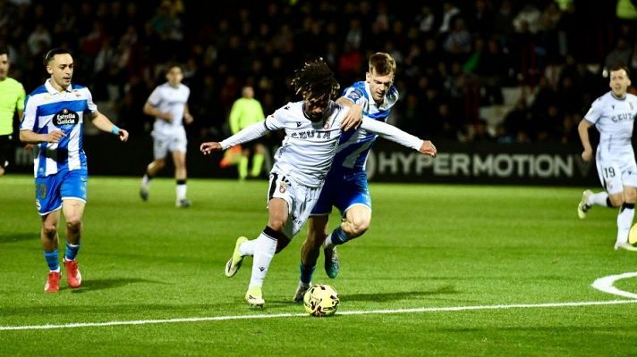Resúmenes de LaLiga - Ceuta - Deportivo: resumen del partido de la 30ª jornada de Liga | Segunda