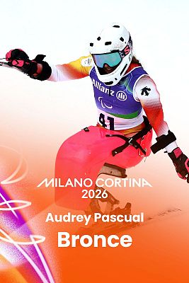 Audrey Pascual suma su cuarta medalla con el bronce en el eslalon