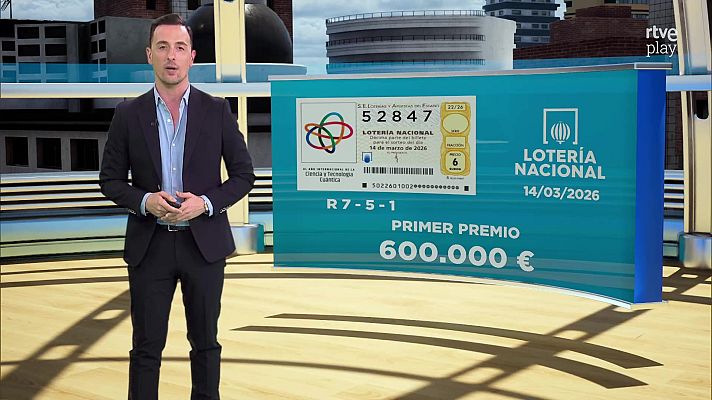 Loterías - Sorteo de la Lotería Nacional del 14/03/2026