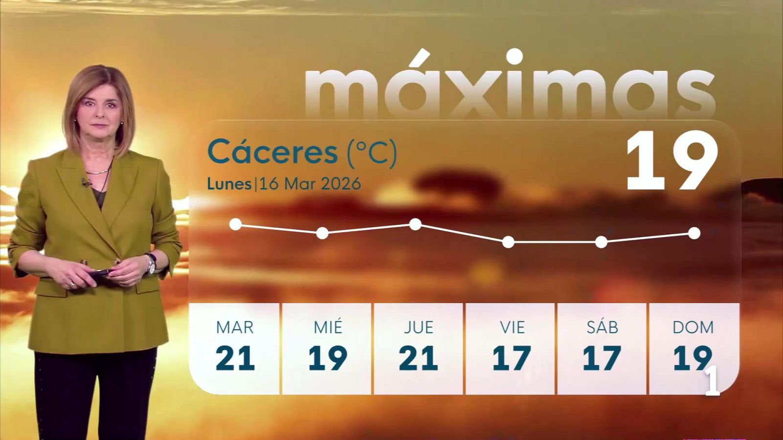 El tiempo en Extremadura - 16/03/2026 - Ver ahora